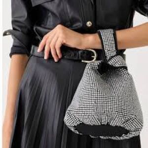 Women’s J.Crew Santorini Bag Purse Crystal Embellished New NWT Pouch Bag